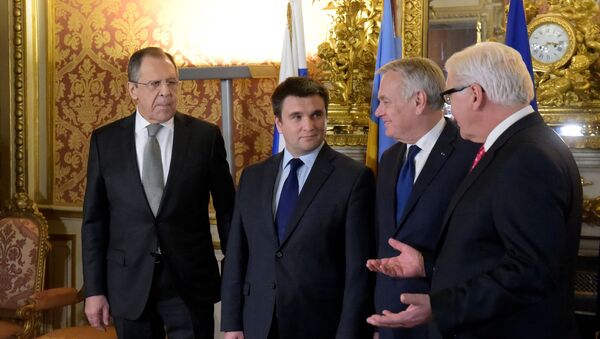 俄外长：俄、德、法、乌4国外长达成共识将继续就顿巴斯展开工作 - 俄罗斯卫星通讯社