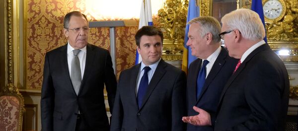 俄外长：俄、德、法、乌4国外长达成共识将继续就顿巴斯展开工作 - 俄罗斯卫星通讯社