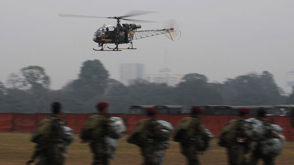 印军一架直升机在该国东部失事 - 俄罗斯卫星通讯社