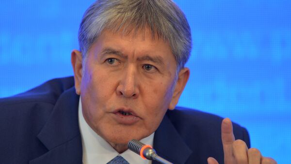 吉尔吉斯斯坦总统阿坦巴耶夫 - 俄罗斯卫星通讯社