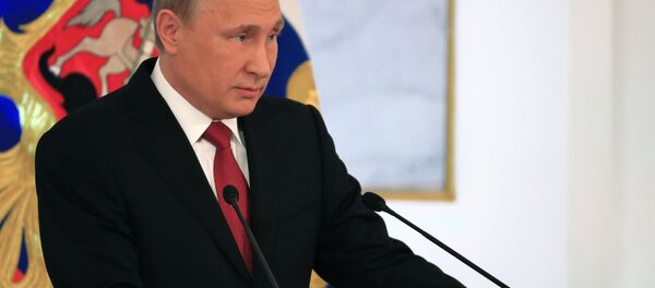 普京就美国制裁表示,我方将美国政府新一轮不友好措施视为旨在继续破坏两国关系的挑衅 普京就美国制裁表示,我方将美国政府新一轮不友好措施视为旨在继续破坏两国关系的挑衅 - 俄罗斯卫星通讯社