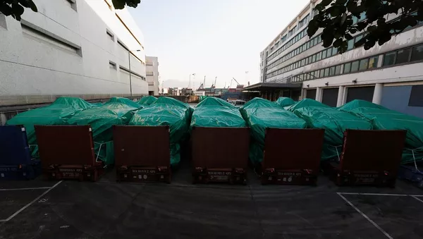 裝甲車在香港 - 俄羅斯衛星通訊社