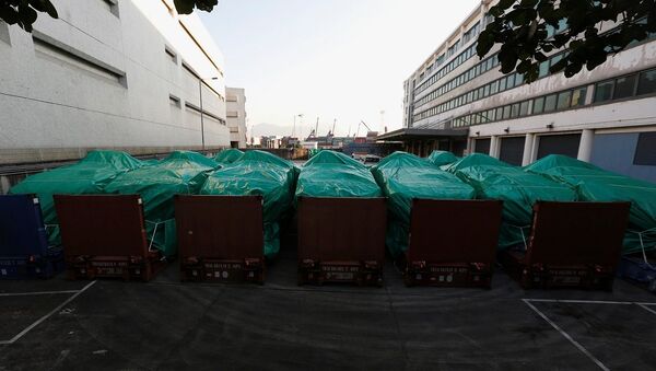 装甲车在香港 - 俄罗斯卫星通讯社