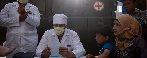 俄罗斯医生在叙利亚 俄罗斯医生在叙利亚 - 俄罗斯卫星通讯社