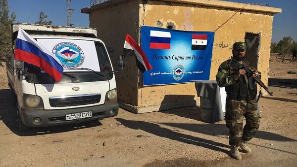 俄国防部：叙利亚已经向大马士革省12万居民提供饮水和食品 - 俄罗斯卫星通讯社