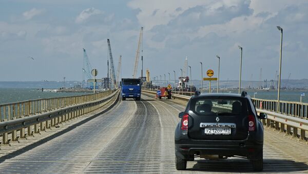 克里米亞期待刻赤大橋開通能促進經濟增長 - 俄羅斯衛星通訊社