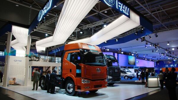 中国一汽卡车在俄销量大幅增长 - 俄羅斯衛星通訊社