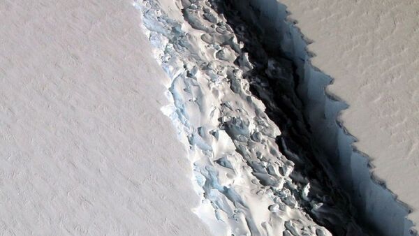 美国国家航天局在南极洲发现长度为一百千米的裂缝 - 俄罗斯卫星通讯社