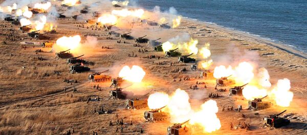 朝鲜军事演习 - 俄罗斯卫星通讯社