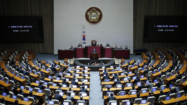 韩国国内局势在总统弹劾案通过后进入相对稳定时期 - 俄罗斯卫星通讯社
