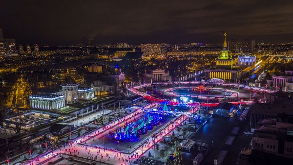 莫斯科溜冰场世界最大 - 俄罗斯卫星通讯社