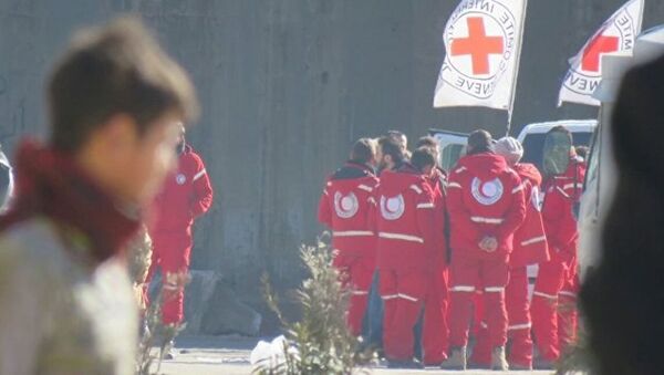红新月会工作人员：首批车队从阿勒颇疏散约1500人 - 俄罗斯卫星通讯社