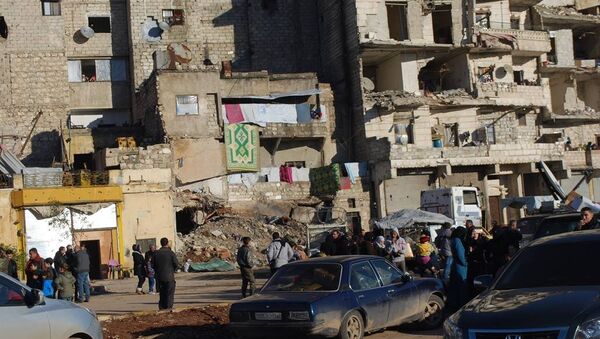 武装分子炮击叙利亚阿勒颇市中心 - 俄罗斯卫星通讯社