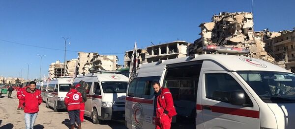 聯合國對疏散阿勒頗的行動表示滿意 - 俄羅斯衛星通訊社