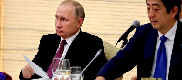 普京与安倍晋三 - 俄罗斯卫星通讯社