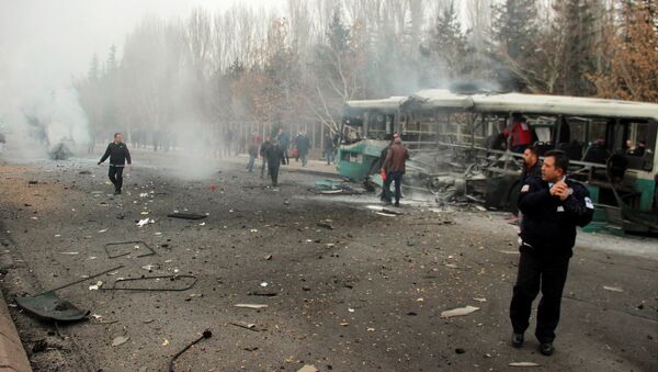 土耳其總參謀部：開賽利爆炸事件造成13人死亡，48人受傷 （視頻） - 俄羅斯衛星通訊社