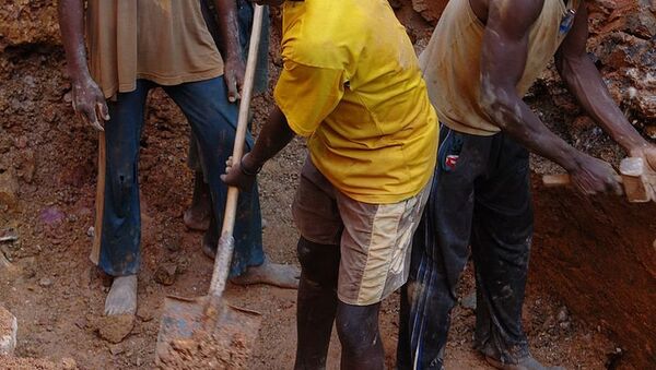 Wolframite and Casserite mining in the Democratic Republic of the Congo. - 俄罗斯卫星通讯社