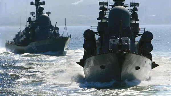 俄太平洋舰队舰艇在勘察加附近演习中发现并摧毁“敌”潜艇