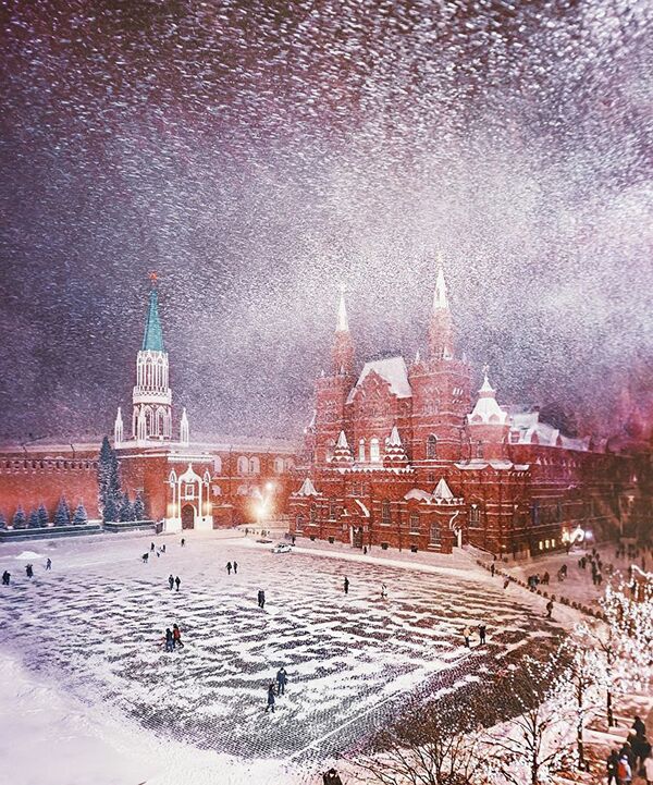 莫斯科红场上的国家历史博物馆 - 俄罗斯卫星通讯社