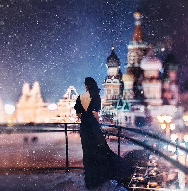 莫斯科红场上的圣瓦西里大教堂 - 俄罗斯卫星通讯社