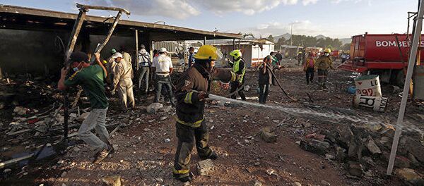 墨西哥烟花市场爆炸 墨西哥烟花市场爆炸 - 俄罗斯卫星通讯社