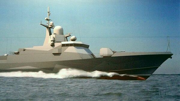 22800型导弹舰的设计图 - 俄罗斯卫星通讯社