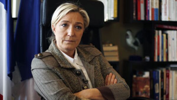 Лидер французской партии «Национальный фронт» Марин Ле Пен - 俄羅斯衛星通訊社