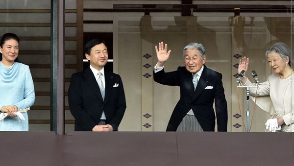 3.3万多日本人入皇宫给天皇祝寿 - 俄罗斯卫星通讯社
