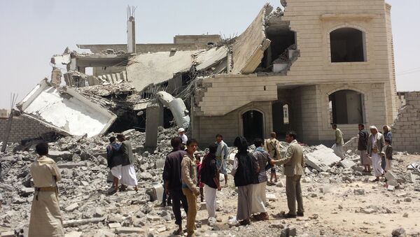 沙特聯軍空襲也門電視台造成兩人死亡 - 俄羅斯衛星通訊社