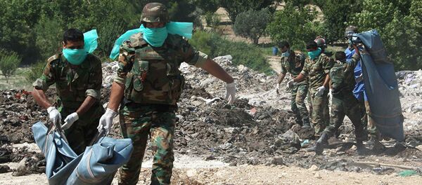 俄國防部:阿勒頗找到受到酷刑和迫害的敘利亞人埋葬地點 俄國防部:阿勒頗找到受到酷刑和迫害的敘利亞人埋葬地點 - 俄羅斯衛星通訊社