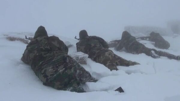 敘利亞軍隊遭遇下雪天氣 - 俄羅斯衛星通訊社