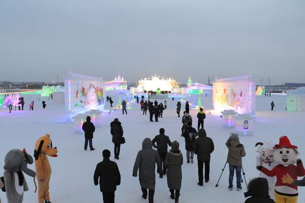 滿洲里的冰雪童話世界 - 俄羅斯衛星通訊社