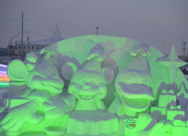 冰雪主題園區內的冰雕 - 俄羅斯衛星通訊社