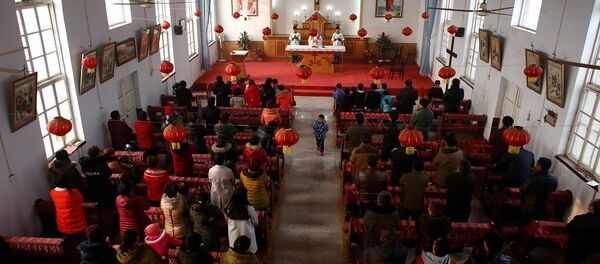 天主教堂在中国 - 俄罗斯卫星通讯社