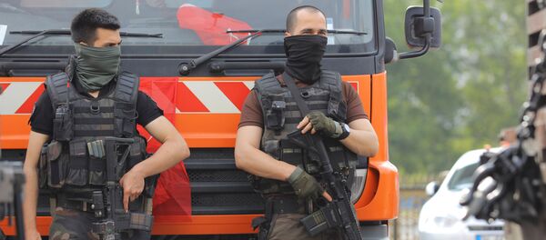 Спецназ турецкой полиции в Стамбуле - 俄羅斯衛星通訊社