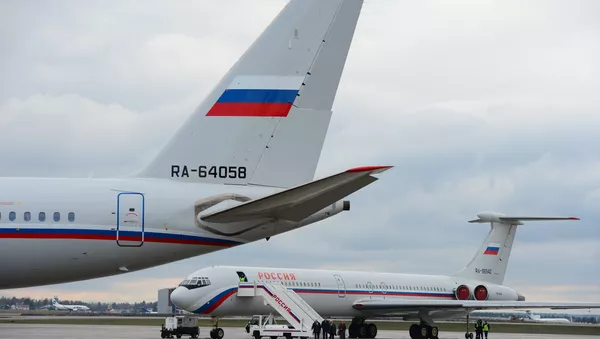 Присвоение имен самолетам Специального летного отряда Россия - 俄羅斯衛星通訊社