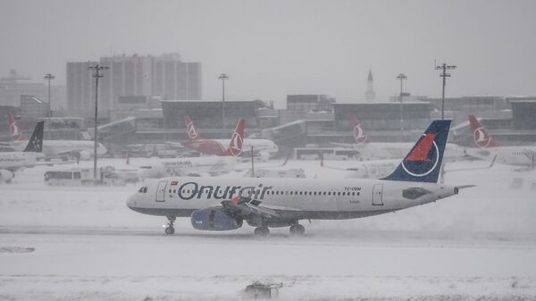伊斯坦布尔因强降雪已经取消407架次的航班 - 俄罗斯卫星通讯社