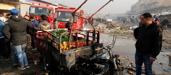 媒體:12人在巴格達爆炸中死亡 另50人受傷 媒體:12人在巴格達爆炸中死亡 另50人受傷 - 俄羅斯衛星通訊社