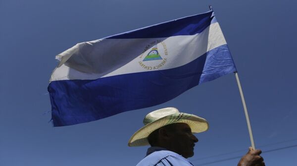 尼加拉瓜国旗 - 俄罗斯卫星通讯社