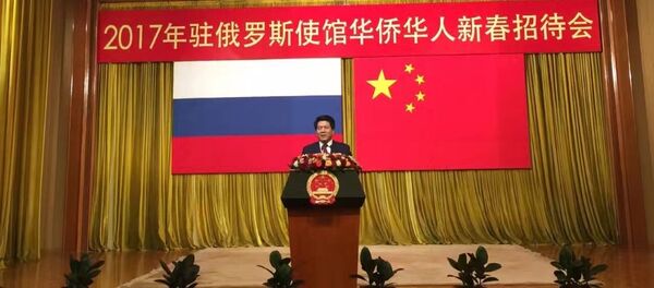 李輝大使向旅俄華人及各界朋友拜早年 - 俄羅斯衛星通訊社