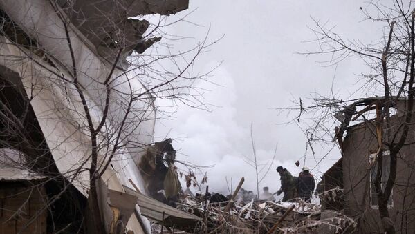 吉爾吉斯斯坦緊急情況部：飛機墜毀地所在的村莊內有一半以上建築被損壞 - 俄羅斯衛星通訊社