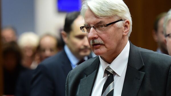 波蘭外交部長維托爾德•瓦什奇科夫斯基 - 俄羅斯衛星通訊社