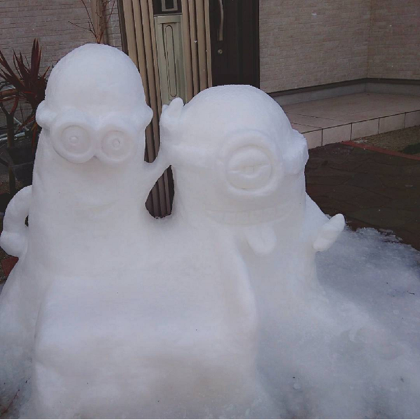 小黄人雪雕 小黄人雪雕 - 俄罗斯卫星通讯社