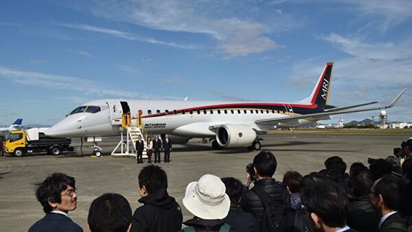 日本新噴氣客機向客戶交貨推遲至2020年中期 - 俄羅斯衛星通訊社