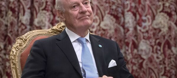 联合国叙利亚问题特使斯塔凡·德米斯图拉 联合国叙利亚问题特使斯塔凡·德米斯图拉 - 俄罗斯卫星通讯社