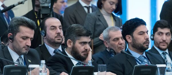 大马士革代表团加入阿斯塔纳谈判 谈判已恢复 - 俄罗斯卫星通讯社