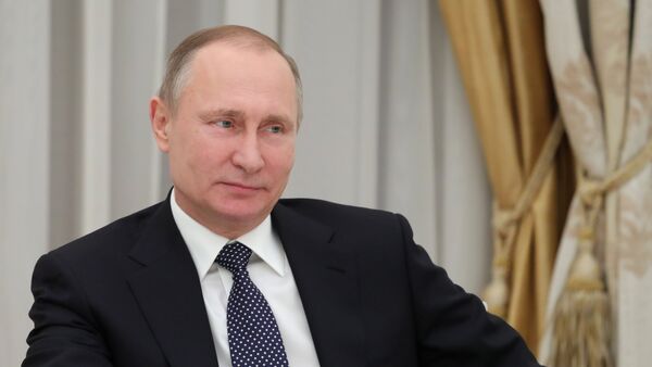 Президент РФ В. Путин - 俄羅斯衛星通訊社