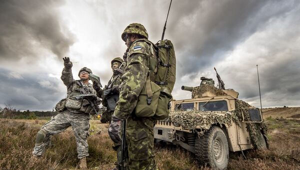 NATO US and Estonian forces train together in Drawsko Pomorskie Training Area, Poland - 俄羅斯衛星通訊社