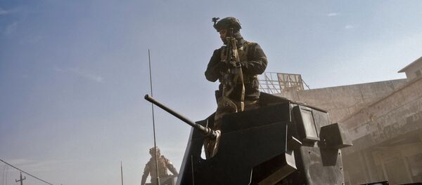 伊拉克联邦警察部队和平占领基尔库克省政府大楼 - 俄罗斯卫星通讯社