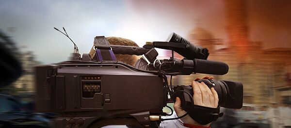 记者在热点地区 - 俄罗斯卫星通讯社